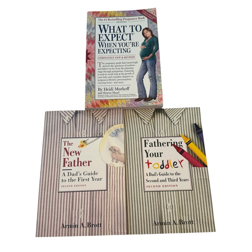 What to Expect When Expecting & The New Father Guide Box Set Book Bundle